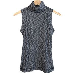 Anthro Postmark Turtle Neck Space Dye Tank